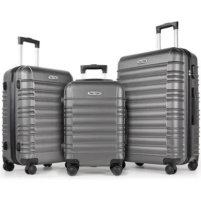 Produktbild von Kofferset Reisekoffer 4 Zwillingsrollen Hartschale Trolley Koffer, 4 Rollen, Trolley Handgepäck Große Kapazität mit Zahlenschloss
