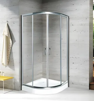 Produktbild von Eckdusche Duschtür Duschraum Dusche Duschkabine Duschabtrennung 120x120 cm