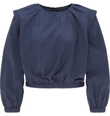 Image de Chemisier pour femme SAPORTA - bleu marine, taille S