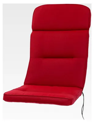Produktbild von Hochlehner Auflage Alicante rot 120x50x8 cm wasserabweisend lichtecht Olefin Sitzpolster