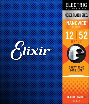 Image de Elixir 12152 Nanoweb 12-52 - Cordes pour guitare électrique