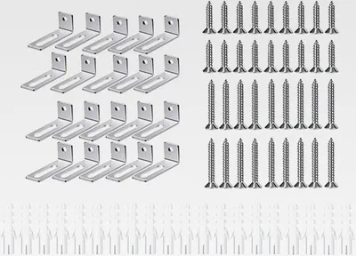 Produktbild von Halterungen Montagehalterungen Whiteboard-Installations-Hardware-Kit Wandaufhänge-Kit Zum Aufhängen Von Whiteboards In Der Schule
