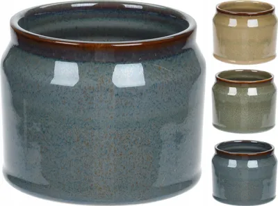 Produktbild von Porzellanabdeckung für einen 12 x 9 cm großen Blumentopf
