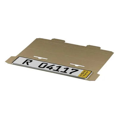 Produktbild von 20x Versandverpackungen für KFZ-Kennzeichen 522x112x10mm