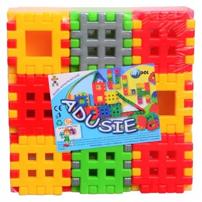 Produktbild von Mejpol ADUSIE Waffel-Bausteine Konstruktionsspielzeug 54 Teile