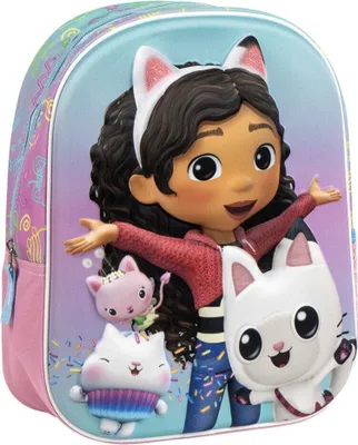 Zdjęcie produktu dla Plecak 3D Gabby's Dollhouse Fun, torba 31 cm