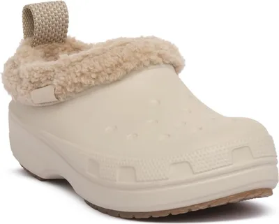 Produktbild von Crocs Herren Winter Flipflops in Beige mit Creme Akzenten, Artikelnummer 211380SDST