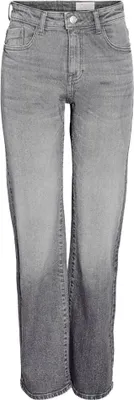 Produktbild von Noisy May Jeans Damen NMYOLANDA NW WIDE JEANS AZ371DG FWD NOOS dunkelgrau W28L32