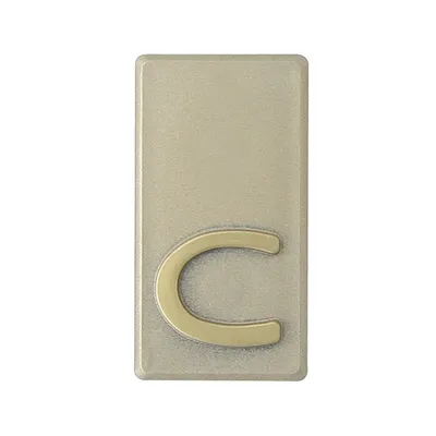 Produktbild von DOMINO Buchstabe Briefkasten Selbstklebend – C | 3D Türbuchstabe Aufkleber | Hausbuchstabe Klebend | Klebebuchstaben Wetterfest | Buchstaben zum Aufkleben | Buchstabenschild | PCV | OLIVE