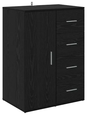 Immagine prodotto di Credenza Rovere Nero 59 x 39 x 80 cm Legno multistrato