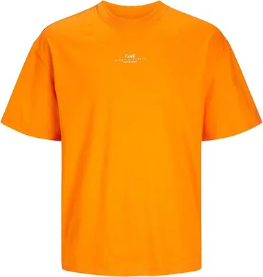 Produktbild von Jack & Jones Austin Photo Kurzarm-t-shirt Orange S Mann Orange S