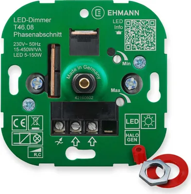 Produktbild von EHMANN Unterputz-Dimmer T46.08, 230 V, LED 5-150 W