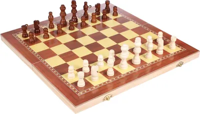Obrázek produktu pro Wood 39 Dřevěná šachová sada 1 kus.