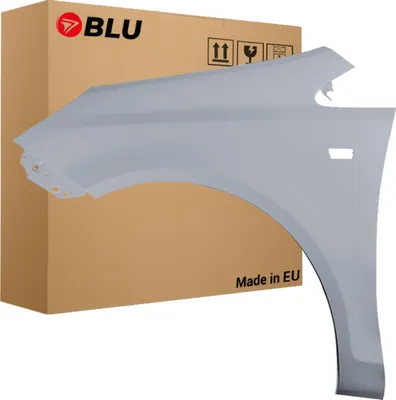 Zdjęcie produktu dla BLU Błotnik pasujący do Opel Corsa D Z163 Lewy Srebrny LichtSilber | 2006-2014 | Przedni Przód | Lakierowany | Gotowy do montażu  | Stal