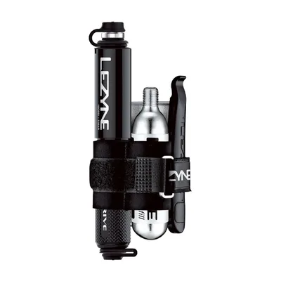 Produktbild von Lezyne Pocket Drive Loaded Black, Handluftpumpe, Fahrrad, Schwarz, I-Typ-Griff, 11 bar, Aluminium