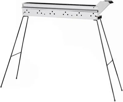 Imagen del producto de Silecomplaza, parrilla de carbón modelo C 80, acero inoxidable