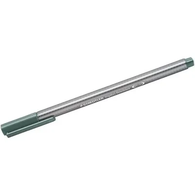 Zdjęcie produktu dla Staedtler triplus 334, Szary, Drobny, Szary, Trójkąt, Atrament na bazie wody, Metal