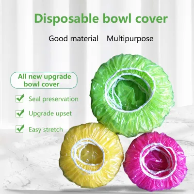 Produktbild von 60pcs elastische Lebensmittelabdeckungen Wasserdurchdringliche Wasserdichte elastische Lebensmittelablagerungen Stretch Wrap Bowl Covers Home Supplies