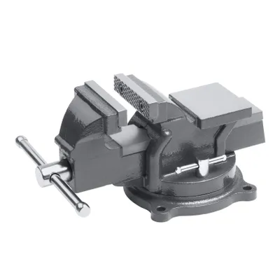 Produktbild von Meister Schraubstock Drehbar 125 mm Spannweite Hochwertige Stahlbacken