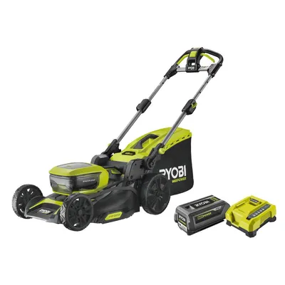 Produktbild von RYOBI Akku-Rasenmäher 36 V, 46 cm Gehäusebreite, Bürstenloser Motor, inkl. Akku & Ladegerät, MAX POWER, EasyEdge\u2122 Graskamm