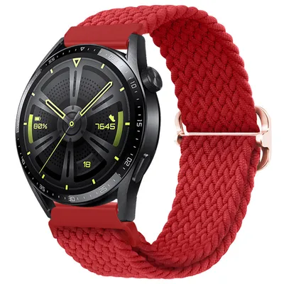 Produktbild von BStrap Elastic Nylon Armband für Xiaomi Amazfit GTR Mini, red