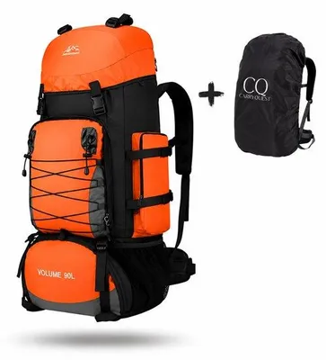 Imagen del producto de CarryQuest® - Mochila - 90 litros - Poliéster 600D - con sistema MOLLE - color naranja