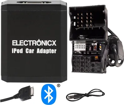 Produktbild von Adapter Bluetooth AUX iPhone iPad iPod für BMW Mini Land Rover Flachpin ▶ Auto Radio Adapter iPhone iPad iPod  Versand DE