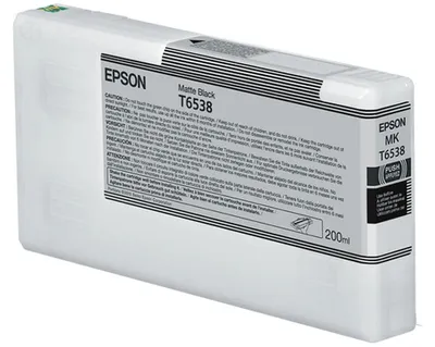 Produktbild von Epson Tintenpatrone matte schwarz T 653 200 ml     T 6538N