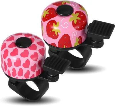 Obrázok produktu pre Zvonček na bicykel 2 kusy, odolný voči korózi, kompaktný a ľahký, pre deti