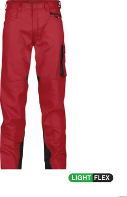 Immagine prodotto di DASSY® Spectrum pantaloni da lavoro ROSSO/NERO taglia 42 Lunghezza: STANDARD