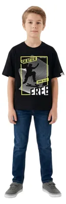 Obrázok produktu pre Modjeans | Tricko Good Times - cierne - bavlna - pohodlné a štýlové pre chlapcov vo velkosti 152, 12 rokov
