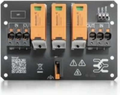 Immagine prodotto di Scatola di connessione fotovoltaica Weidmüller 1 MPPT, 2IN/1OUT per MPPT, ÜSS tipo I/II, raccordo a vite, 1 pz.