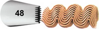 Produktbild von Wilton Decorating Tip #048 Basketweave Carded