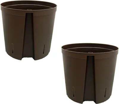 Produktbild von Set 2 teilig für Hydrokultur je 2 Kulturtöpfe für Blumenkübel Ø 28 cm H 19 cm