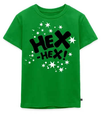 Produktbild von Spreadshirt Bibi Blocksberg Hexspruch Hex Hex Mit Sternen Kinder Premium T-Shirt, 110/116 (4 Jahre), Grün