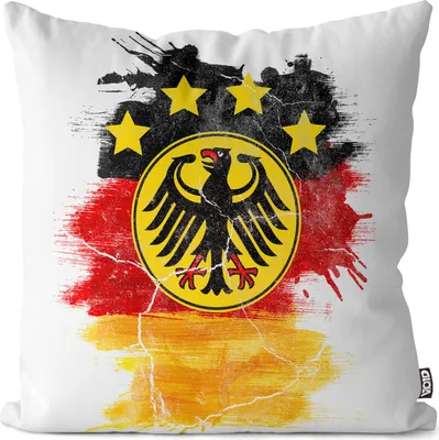 Produktbild von VOID Deutschland EM 2024 Fussball Europameisterschaft Kissenbezug Kissenhülle Polyester wasserfest Outdoor Indoor