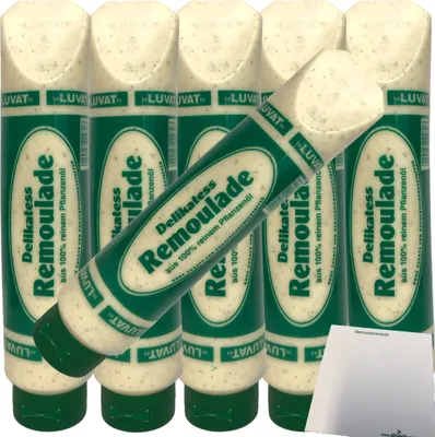 Produktbild von Luvat Delikatess Remoulade 6er Pack (6x875 ml Tube) + usy Block