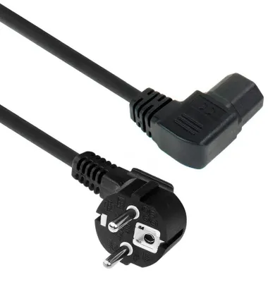 Zdjęcie produktu dla ACT AK5346, 1 m, CEE7/7, IEC C15, H05RN-F, 250 V, 10 A