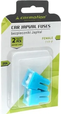 Immagine prodotto di Fusibili JAPVAL TIPO F 20A, 2 pz.