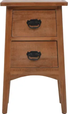 Obrázek produktu pro vidaXL Noční stolek z jedlového masivu 40x29x68 cm hnědý