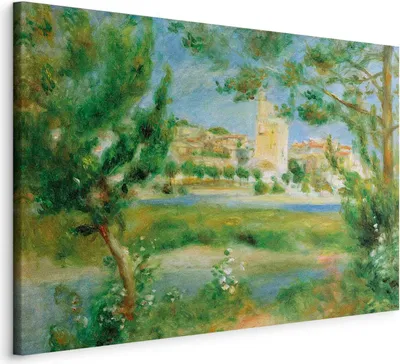 Immagine prodotto di Quadri decorativi Pierre-Auguste Renoir, 120x80 cm, confezione singola – Quadri per il soggiorno, stampe su tela moderne, decorazioni per la parete della camera da letto. Codice prodotto: l-F-14189-b-a