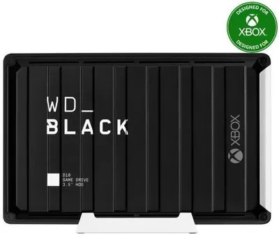 Produktbild von Western Digital D10, 12 TB, 3.2 Gen 2 (3.1 Gen 2), 7200 RPM, Schwarz