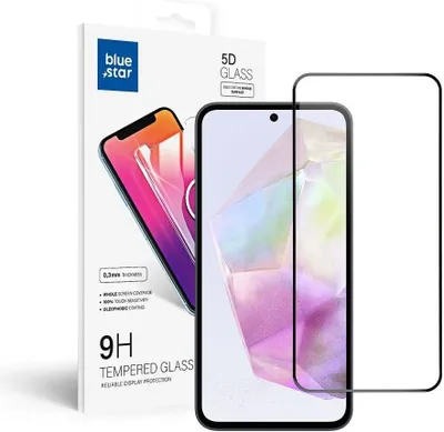 Produktbild von Panzerglas Blue Star 3D - SAMSUNG Galaxy A35 5G (full glue/case friendly) - schwarz