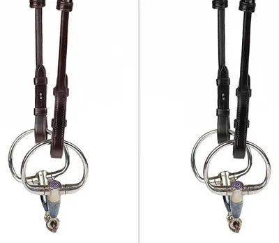 Produktbild von PS of Sweden Backenstücke Trense Rolled French Hook mit Cradles Leder Braun