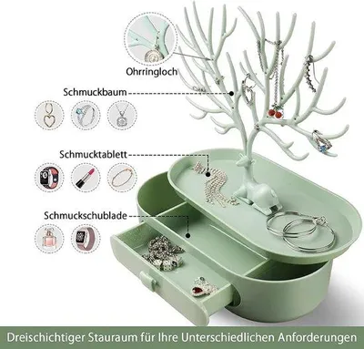 Produktbild von Famanu Schmuckständer Schmuckhalter - Schmuckbaum - Schmuck Organizer