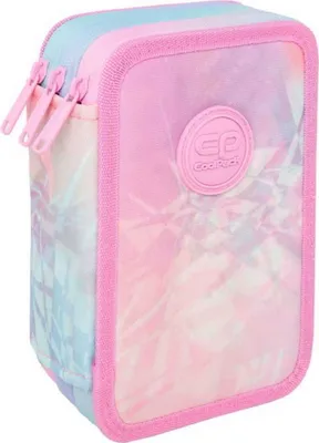 Produktbild von COOLPACK - JUMPER 3 - Dreifach-Federmäppchen mit Zubehör - TIE DYE