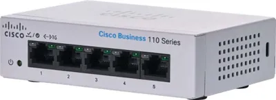 Obrázek produktu pro Cisco CBS110, Nespravované, L2, Gigabit Ethernet (10/100/1000), Plně duplexní režim, Instalace do racku, 1U