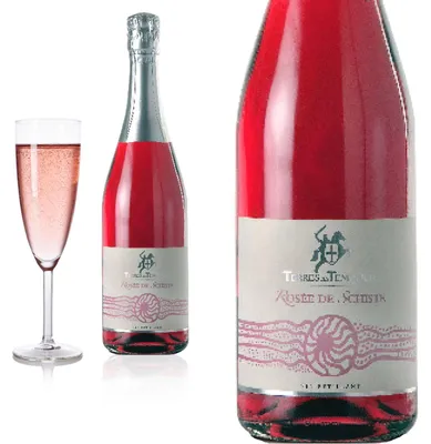Produktbild von Vin Petillant - demi-sec »Rosée de Schiste« Terres des Templiers - Perlwein - Roséwein,