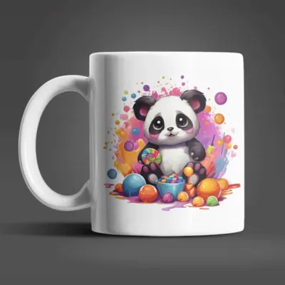 Produktbild von Süßer Panda Kaffeetasse Teetasse Tasse Geschenkidee – Panda-02