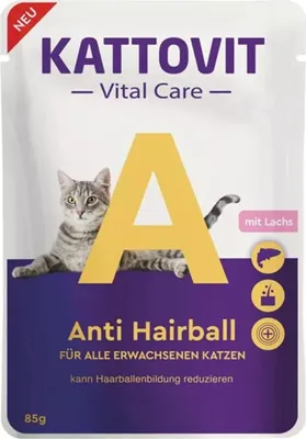 Immagine prodotto di Kattovit Cat Vital Care Anti Hairball Loose Cabbage 85g